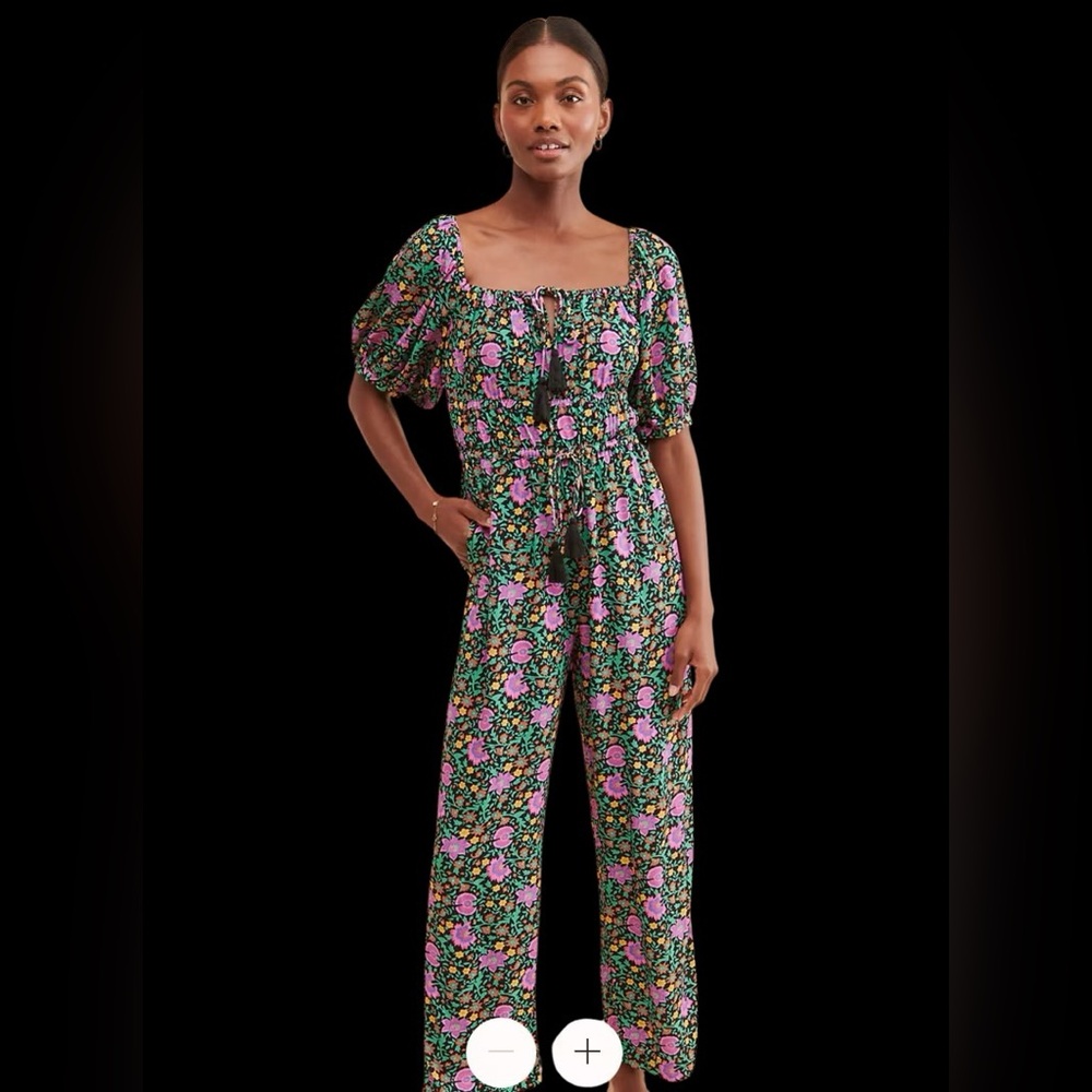 Spell VINTAGE FLORAL JUMPSUIT XL pre owned